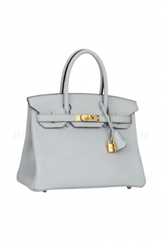 Birkin 30 Bleu Pale Clemence GHW