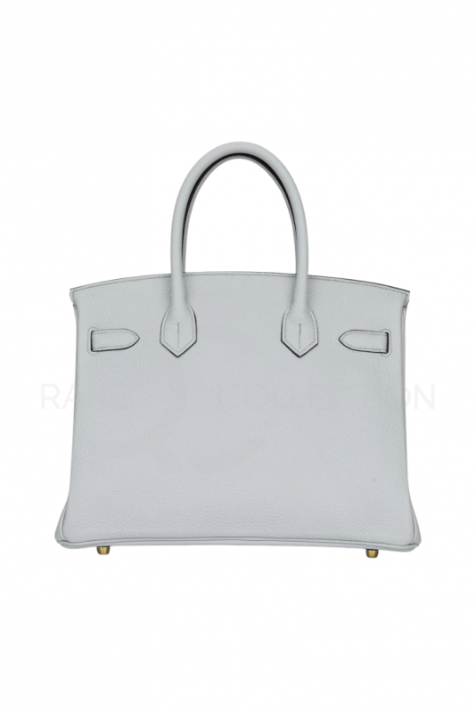 Birkin 30 Bleu Pale Clemence GHW