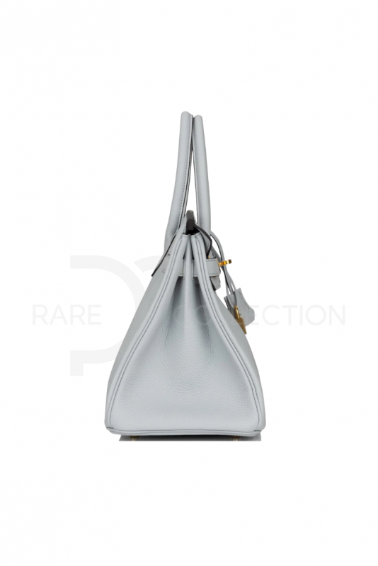 Birkin 30 Bleu Pale Clemence GHW