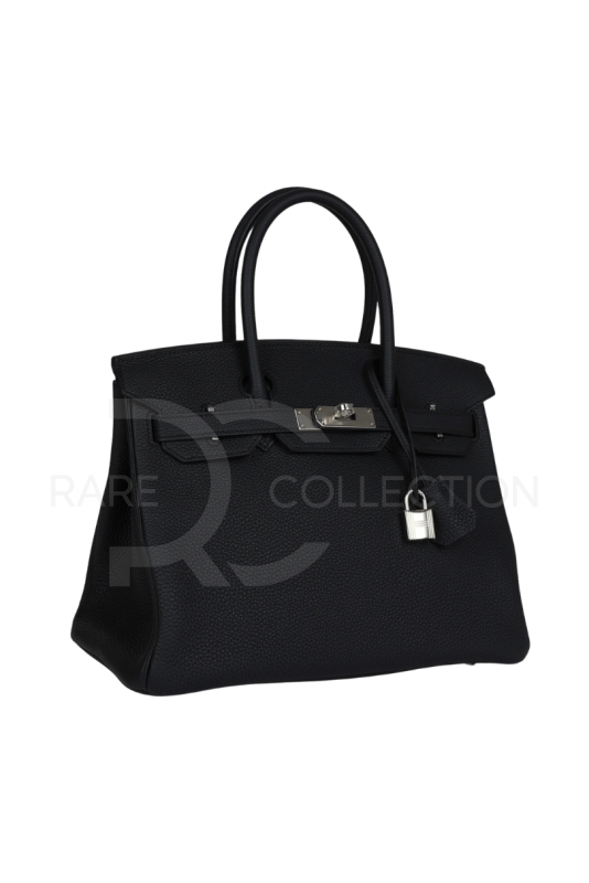 Birkin 30 noir togo phw